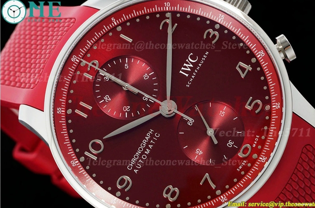 41mm A69355 Portuguese Num SS Chrono Red Z+F RU 0306